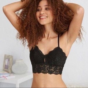Aerie Black Lace Bralette
